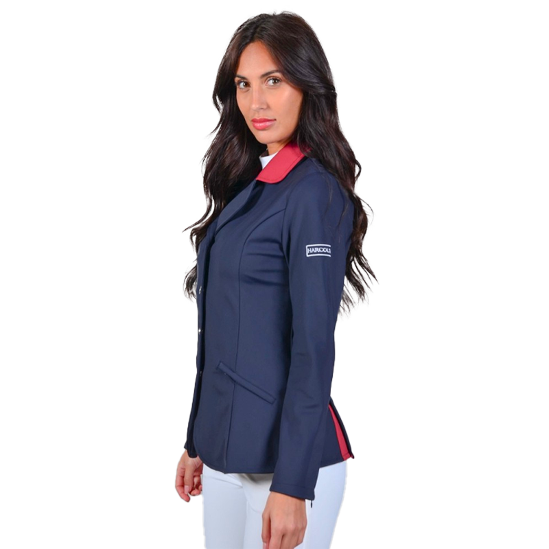 Harcour - Veste de concours femme French team marine | - Ohlala