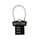 Hippotonic - Black T-shirt grooming box padlock | - Ohlala
