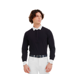Horse Pilot - Men's long-sleeve shirt Aerolight dark night | - Ohlala