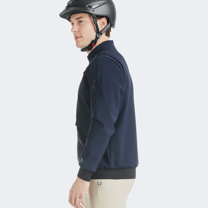 Horse Pilot - Veste manches longues homme Teddy marine | - Ohlala