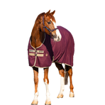 Horseware - Koszulka stajenna Amigo śliwkowa/granatowa/beżowa | - Ohlala
