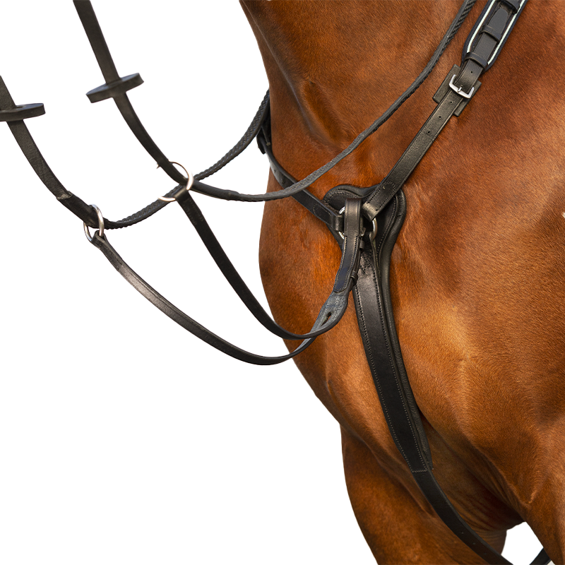 Horseware - Collier de chasse Rambo Micklem noir | - Ohlala