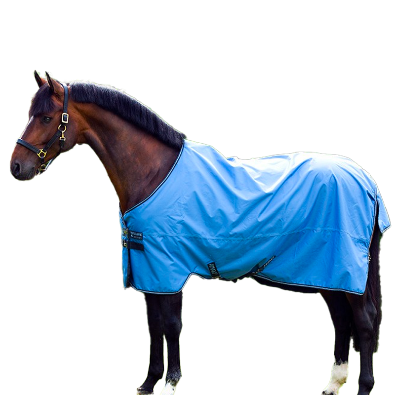 Horseware - Couverture d'extérieur Amigo Hero 900 bleu/ gris 50g | - Ohlala