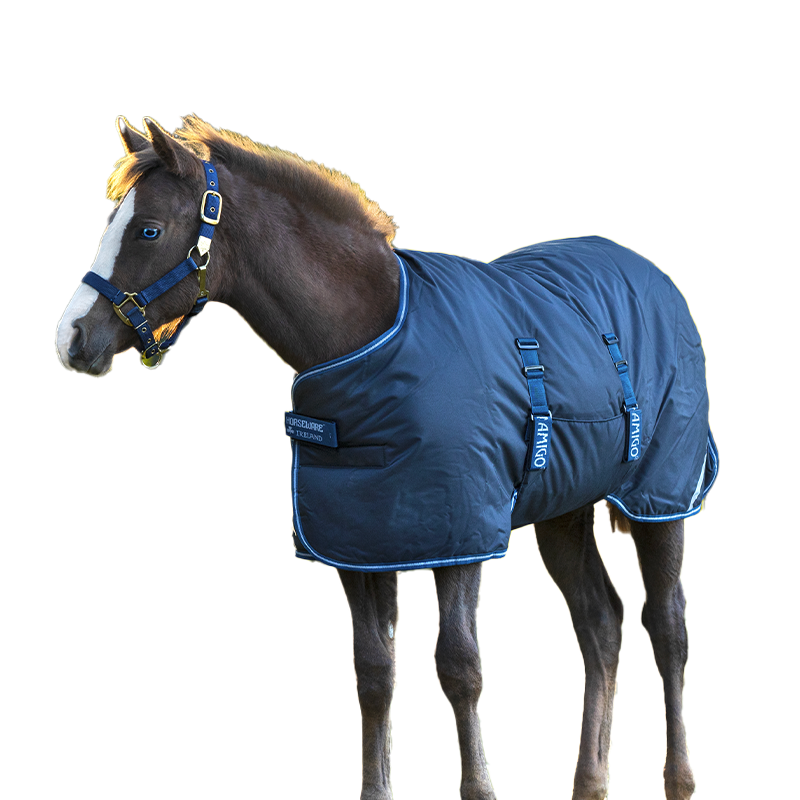 Horseware - Couverture d'extérieur Amigo Foal bleu électrique/ marine 200g | - Ohlala