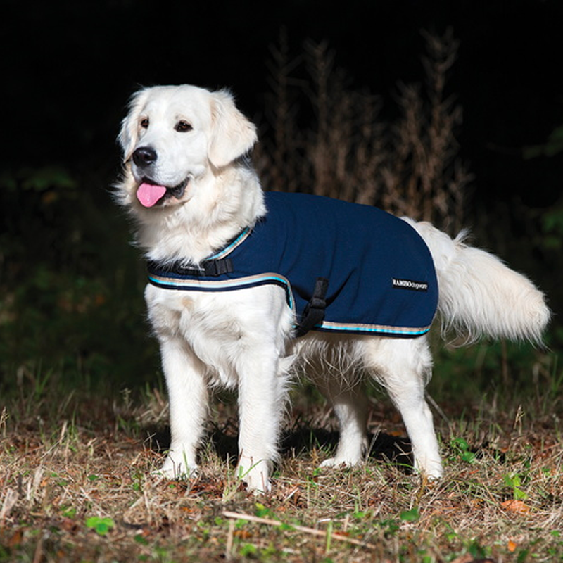 Horseware - Couverture polaire/ imperméable pour chien Rambo marine | - Ohlala