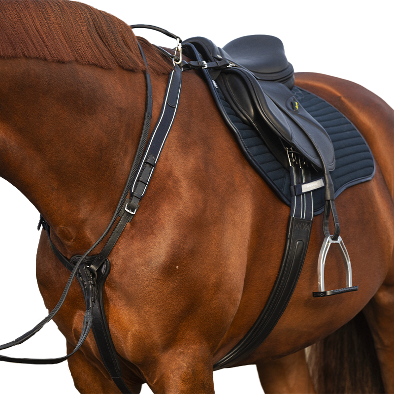 Horseware - Collier de chasse Rambo Micklem noir | - Ohlala