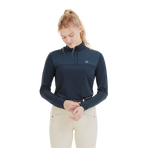 Horse Pilot - Camiseta mujer manga larga Sunrise navy | - Ohlala