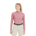 Horse Pilot - Women's long sleeve baselayer Suntech mesa pink | - Ohlala
