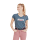 Horse Pilot - T-shirt manches courtes femme Team vintage indigo | - Ohlala