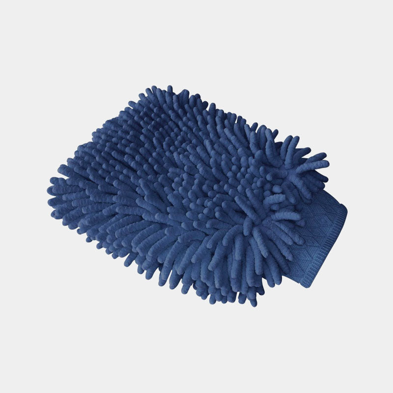 Hippotonic - Gant de pansage Chenille bleu | - Ohlala