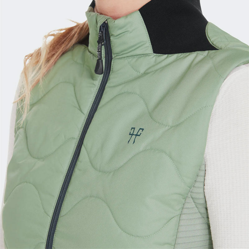 Horse Pilot - Veste sans manches femme vert doux | - Ohlala