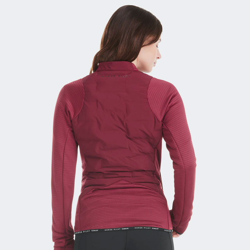 Horse Pilot - Veste manches longues femme Storm dark red | - Ohlala