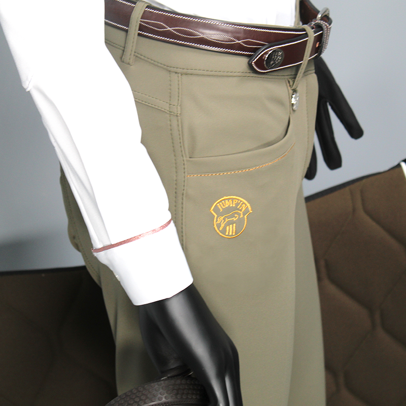 Jump'In - Pantalon d'équitation femme Super X Kaki | - Ohlala