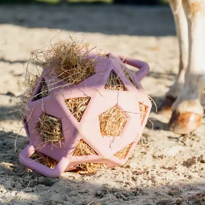 Kentucky Horsewear - Balle de jeu/ foin pour chevaux en caoutchouc vieux rose | - Ohlala