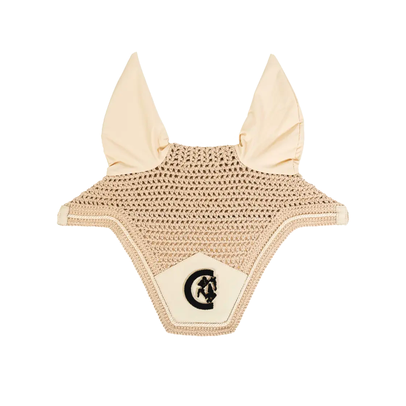 Kentucky Horsewear - Bonnet pour chevaux Wellington 3D logo beige | - Ohlala