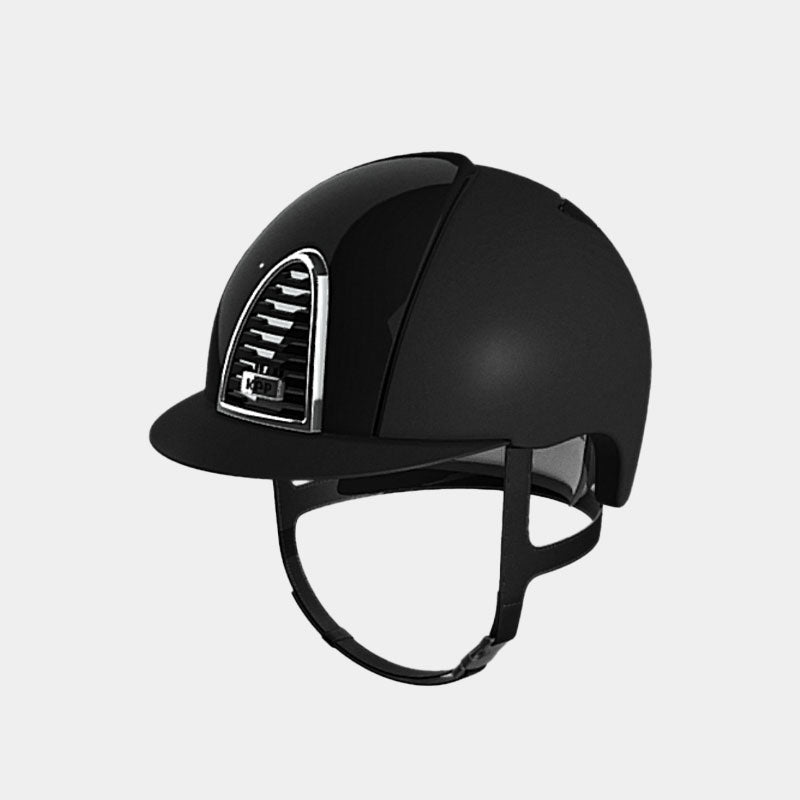 KEP - Casque d'équitation Cromo 2.0 shine noir matt visière standard | - Ohlala
