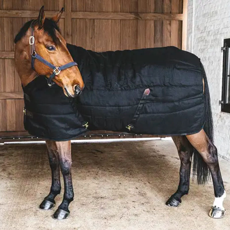 Kentucky Horsewear - Couverture d'écurie Classic noir 300g | - Ohlala