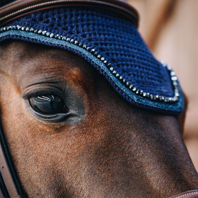 Kentucky Horsewear - Bonnet Glitter marine | - Ohlala
