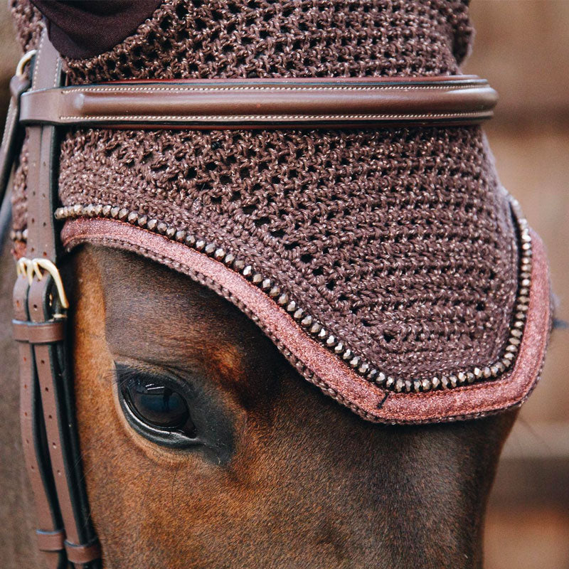 Kentucky Horsewear - Bonnet Glitters marron | - Ohlala