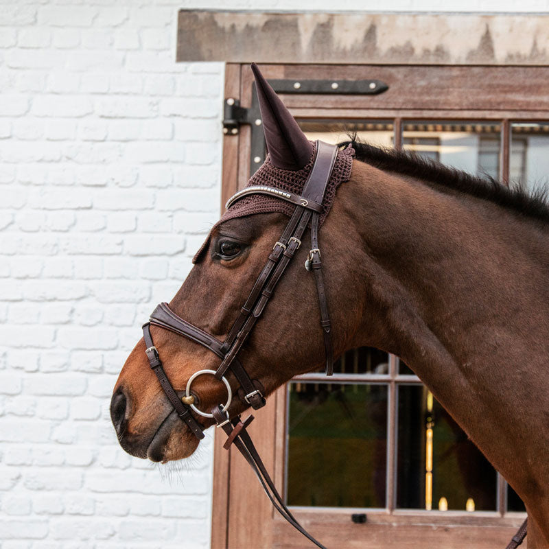 Kentucky Horsewear - Bonnet Wellington anti-bruit marron | - Ohlala