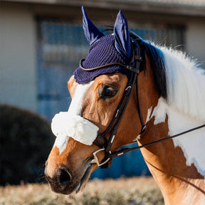 Kentucky Horsewear - Bonnet anti-mouches marine foncé | - Ohlala