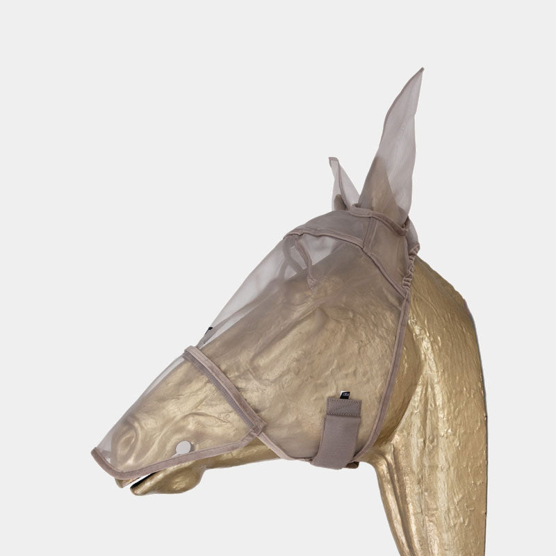 Kentucky Horsewear - Masque anti-mouche Classic avec oreilles et nez beige | - Ohlala