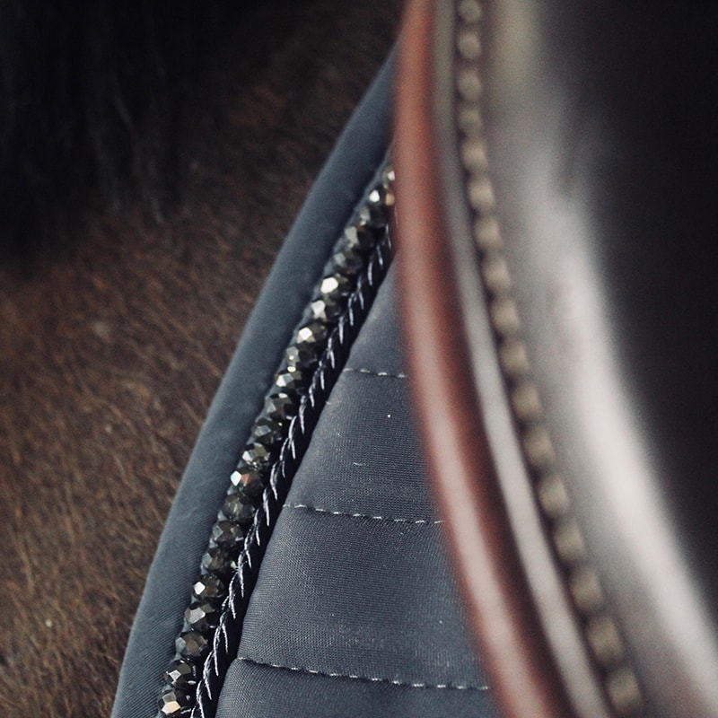 Kentucky Horsewear - Tapis de selle Pearls gris | - Ohlala