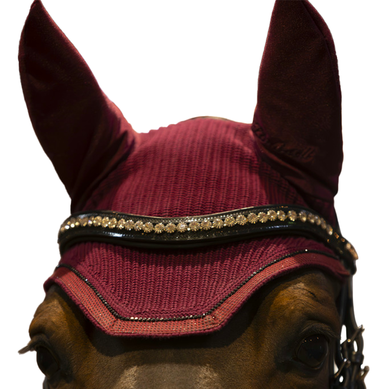 Lami-cell - Bonnet pour chevaux Galaxy bordeaux | - Ohlala