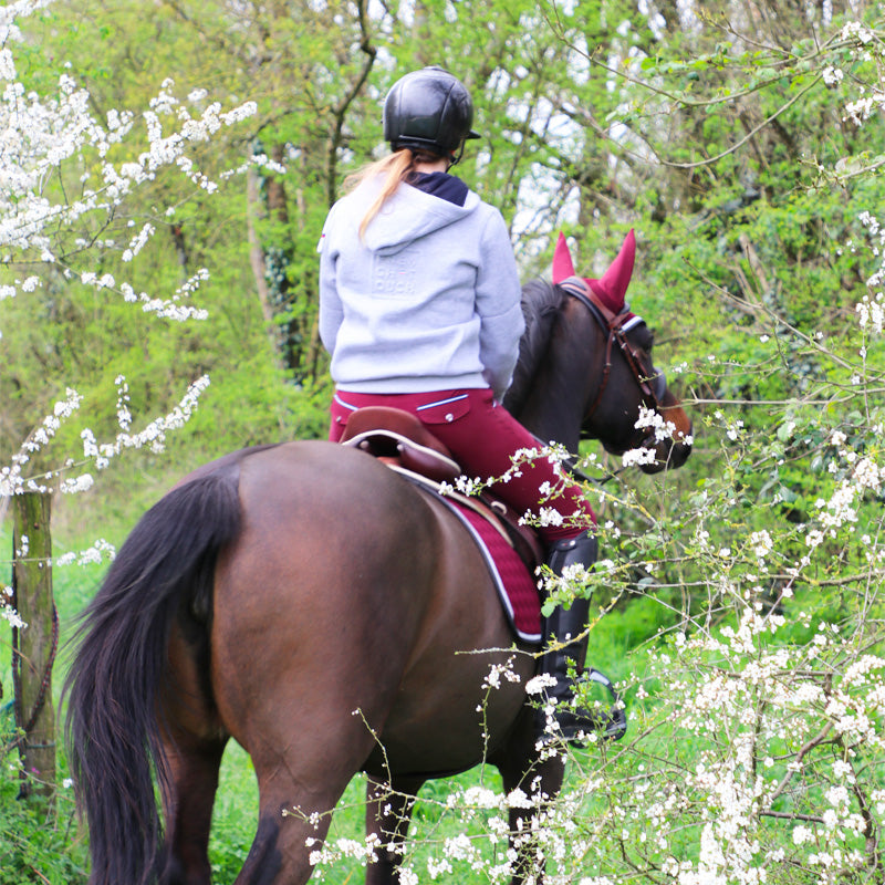 Flags & Cup - Pantalon d'équitation femme Cayenne bordeaux | - Ohlala