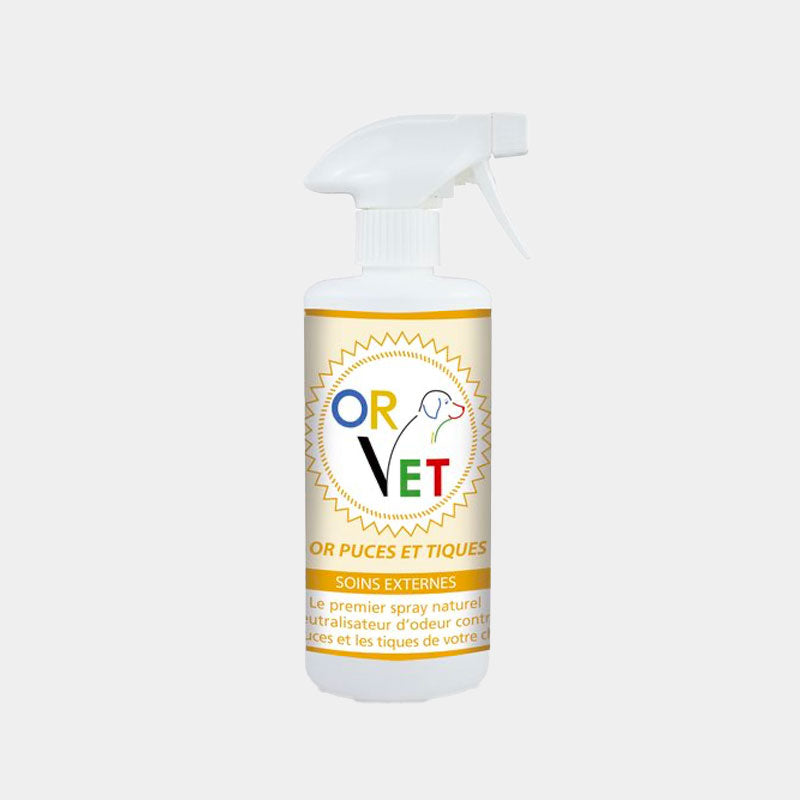 OR VET - Spray naturel contre les puces et les tiques pour chiens | - Ohlala