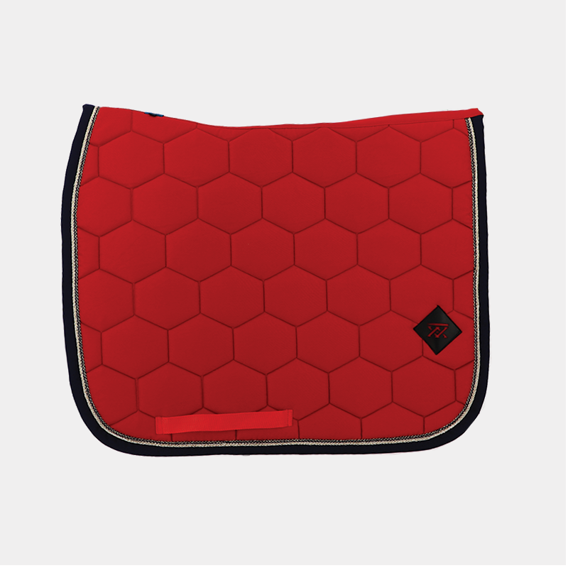 Oxxer - Tapis de dressage intemporels rouge | - Ohlala