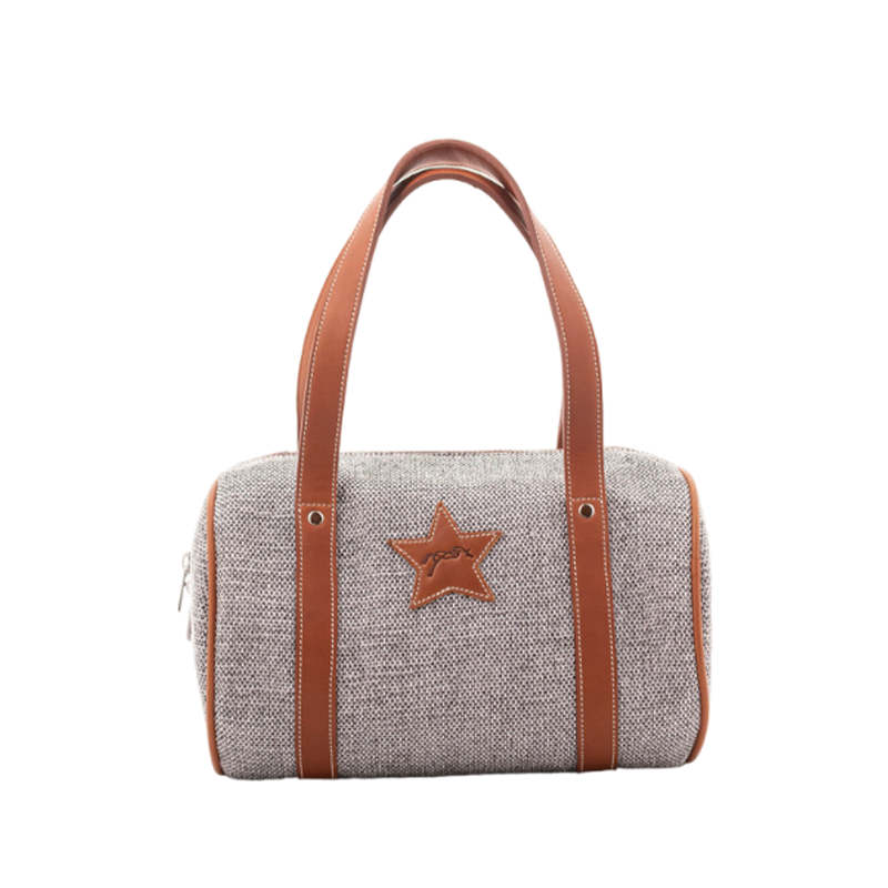 Pénélope Store - Sac à main Nina Bowl Canvas gris | - Ohlala