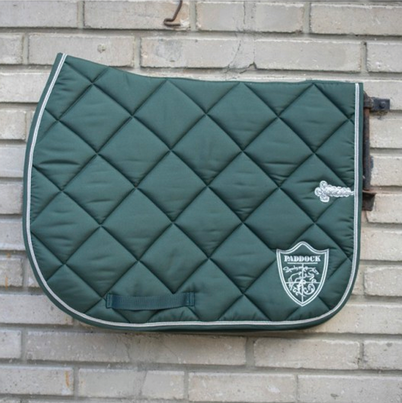 Paddock Sport - Tapis de dressage prems écusson vert | - Ohlala