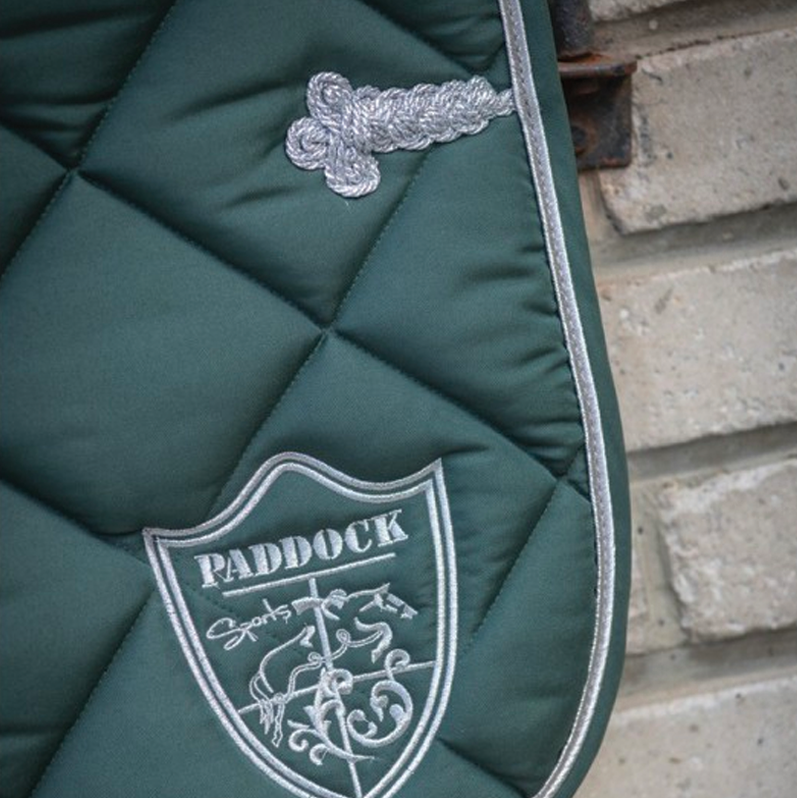 Paddock Sport - Tapis de dressage prems écusson vert | - Ohlala