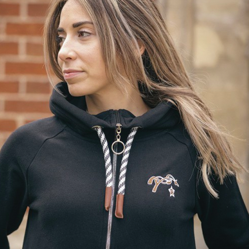 Pénélope Store - Sweat zippé Comète noir | - Ohlala