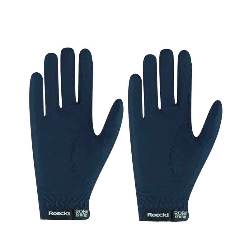 Roeckl - Gants d'équitation Lona marine/ blanc | - Ohlala