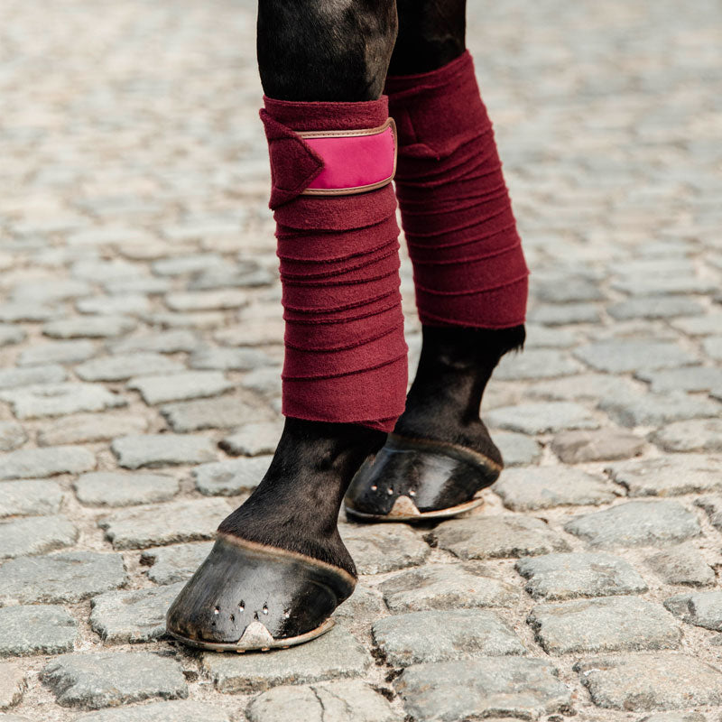 Kentucky Horsewear - Bandes de polo Bordeaux (x4) | - Ohlala
