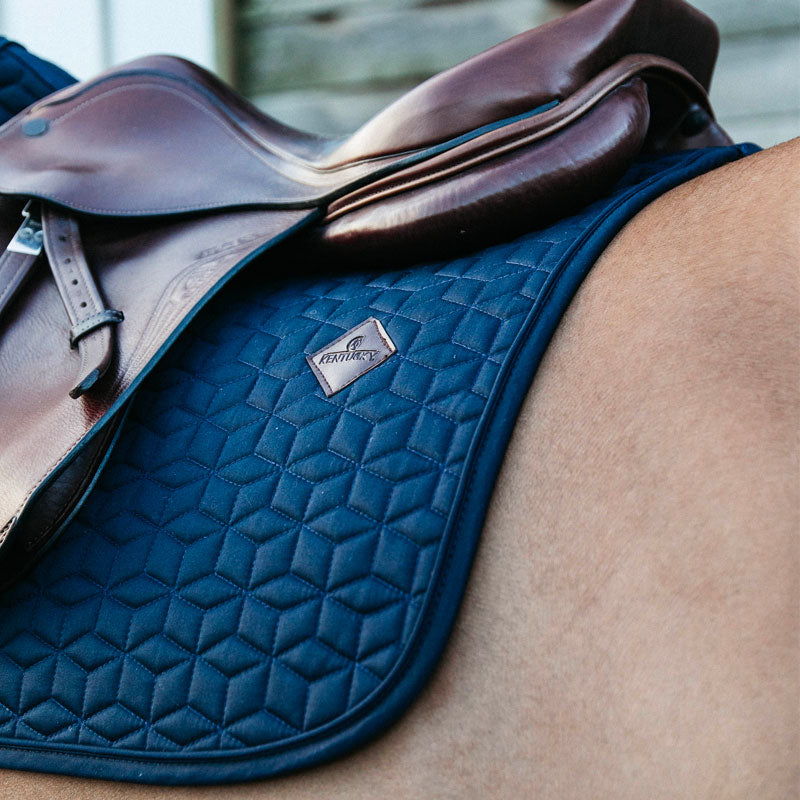 Kentucky Horsewear - Tapis de selle basic marine | - Ohlala