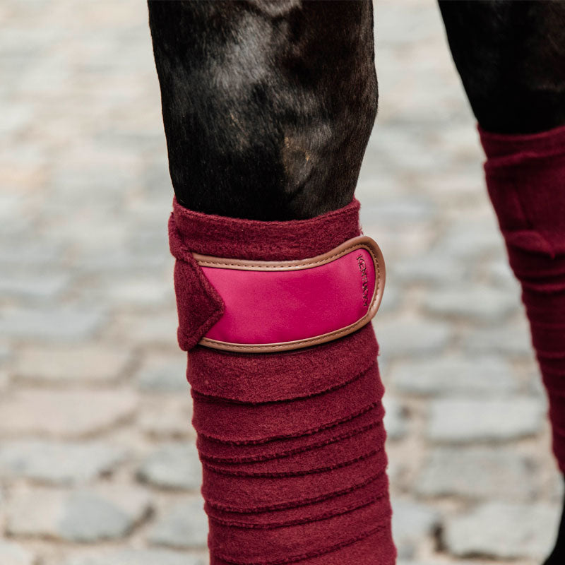 Kentucky Horsewear - Bandes de polo Bordeaux (x4) | - Ohlala