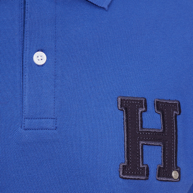 Hagg - Polo manches courtes homme bleu roi | - Ohlala