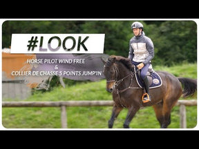 Jump'In - Collier de chasse 5 points + martingale One Noir