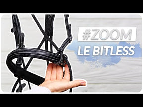 Chetak - Bitless bridle with black reins 