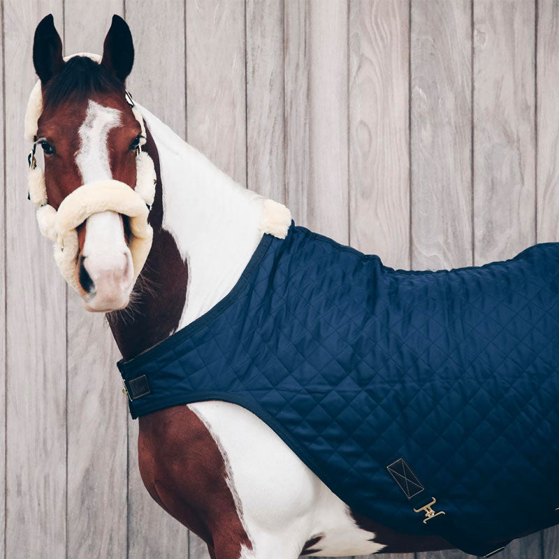 Kentucky Horsewear - Couverture de marcheur marine 160g | - Ohlala