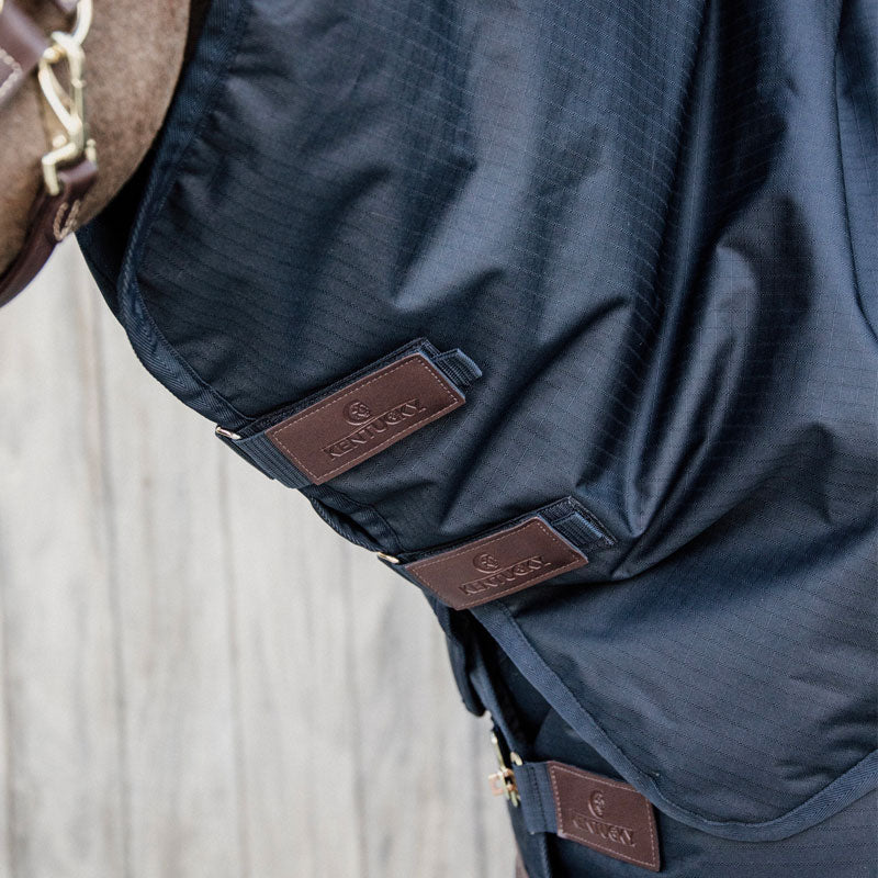 Kentucky Horsewear - Couvre-cou d’extérieur imperméable 0g marine | - Ohlala