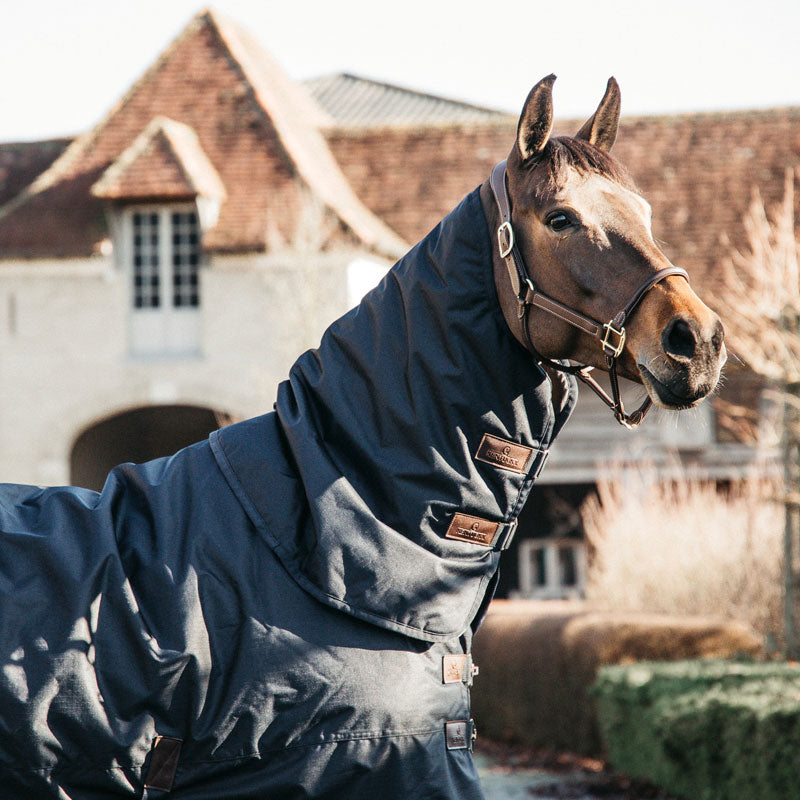 Kentucky Horsewear - Couvre-cou d’extérieur imperméable 0g marine | - Ohlala