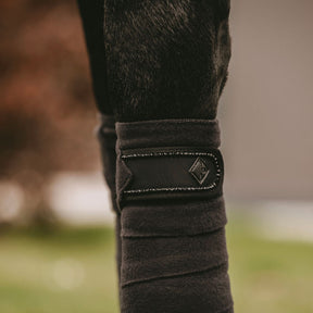 Kentucky Horsewear - Bandes de polo pearls noir (x4) | - Ohlala