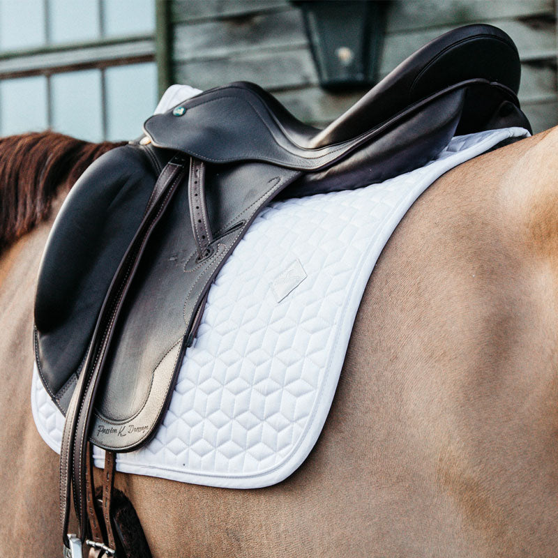 Kentucky Horsewear - Tapis de dressage Basic blanc | - Ohlala