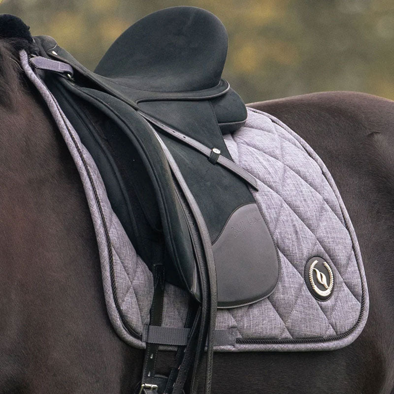 Back On Track - Tapis de dressage Haze gris | - Ohlala