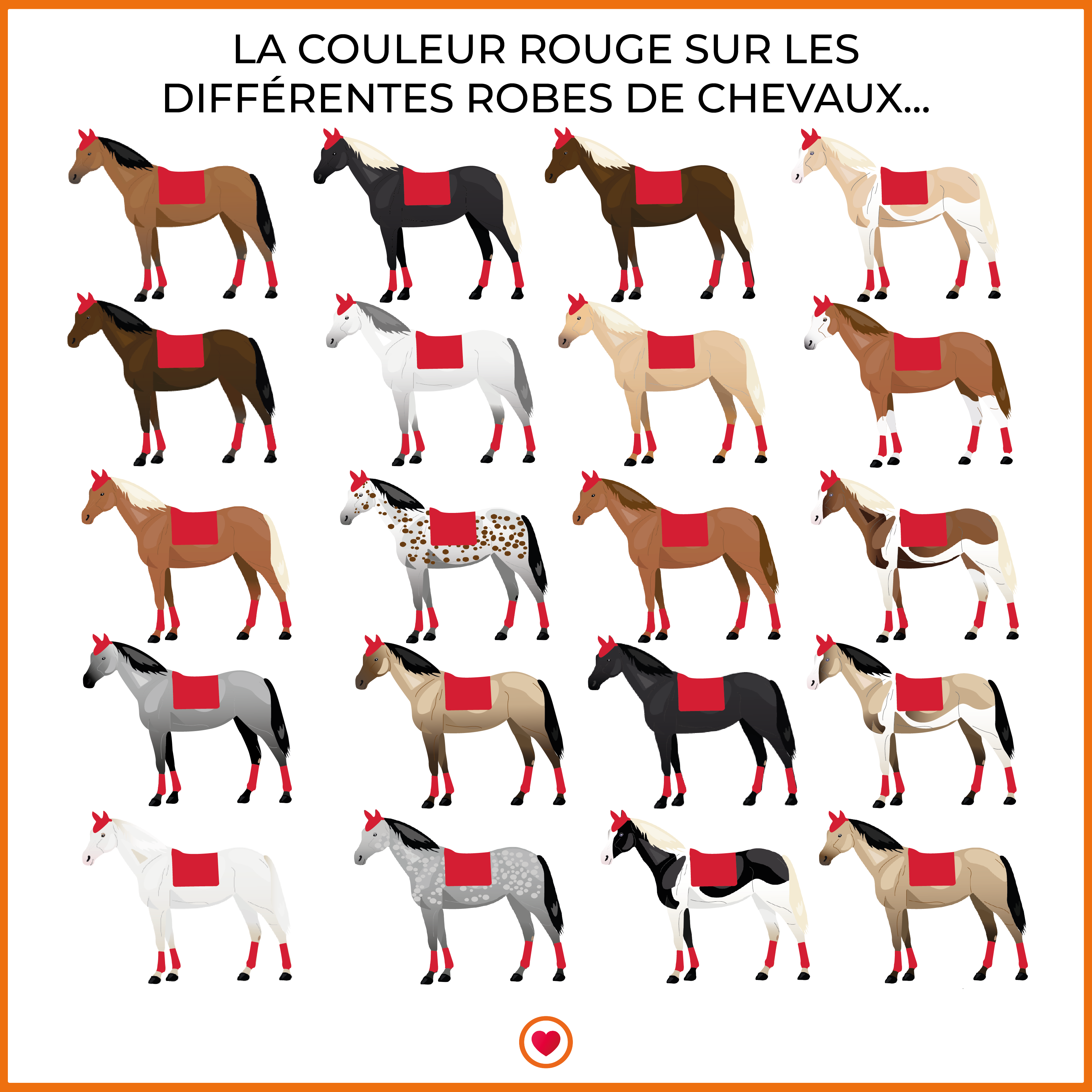 Norton - Tapis/amortisseur confort rouge | - Ohlala