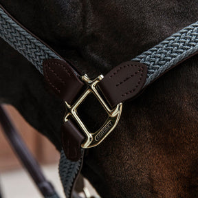 Kentucky Horsewear - Licol cheval nylon tressé gris | - Ohlala
